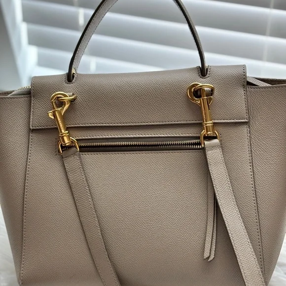 Celine Micro Belt Bag in Grained Calfskin - light taupe - Picture 9 of 16